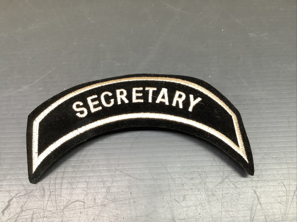HARLEY DAVIDSON HARLEY OWNERS GROUP Secretary PATCH