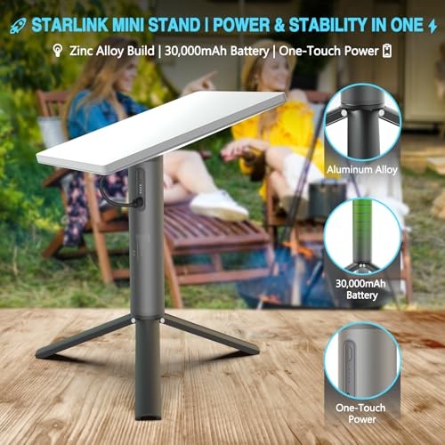 for Starlink Mini Battery Mount, with Battery Pack 20V 5A Output, Adjustable