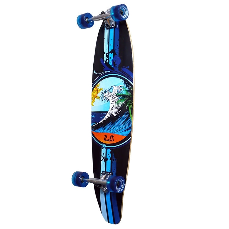 Yocaher Kicktail Wave Longboard Complete