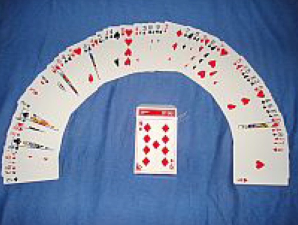 Magic Card Trick offbeat Impression Card a printed impression on the case!