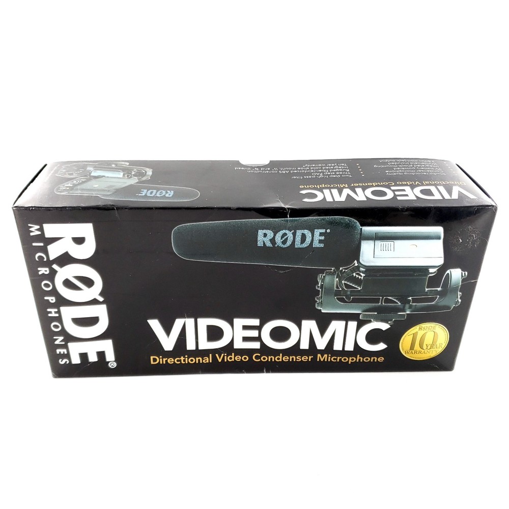 Rode VideoMic Directional Video Condenser Microphone Tested & Works