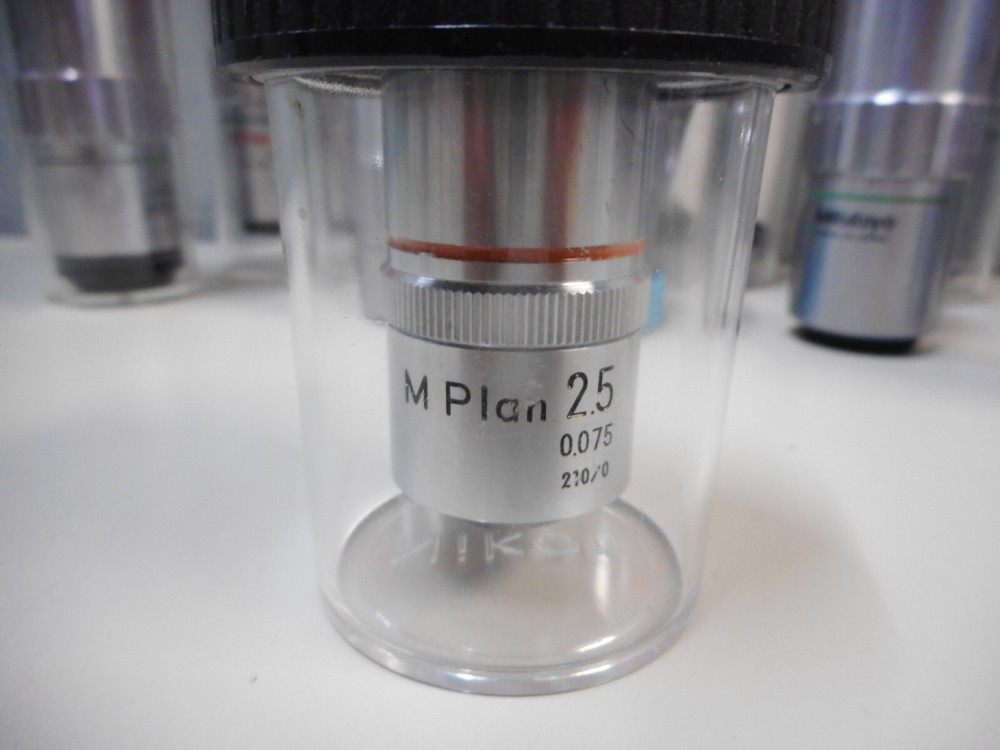 Nikon M Plan 2.5 0.075 210/0 Microscope Objective 320428