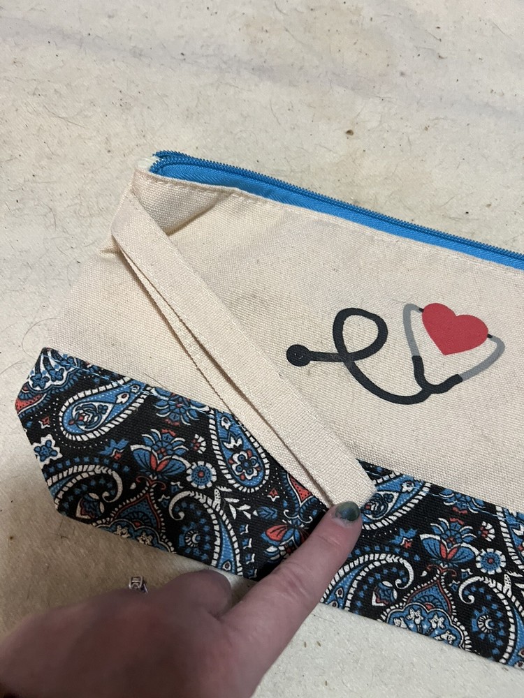 CANVAS ACCESSORY BAG STETHOSCOPE MEDICAL DR NURSE