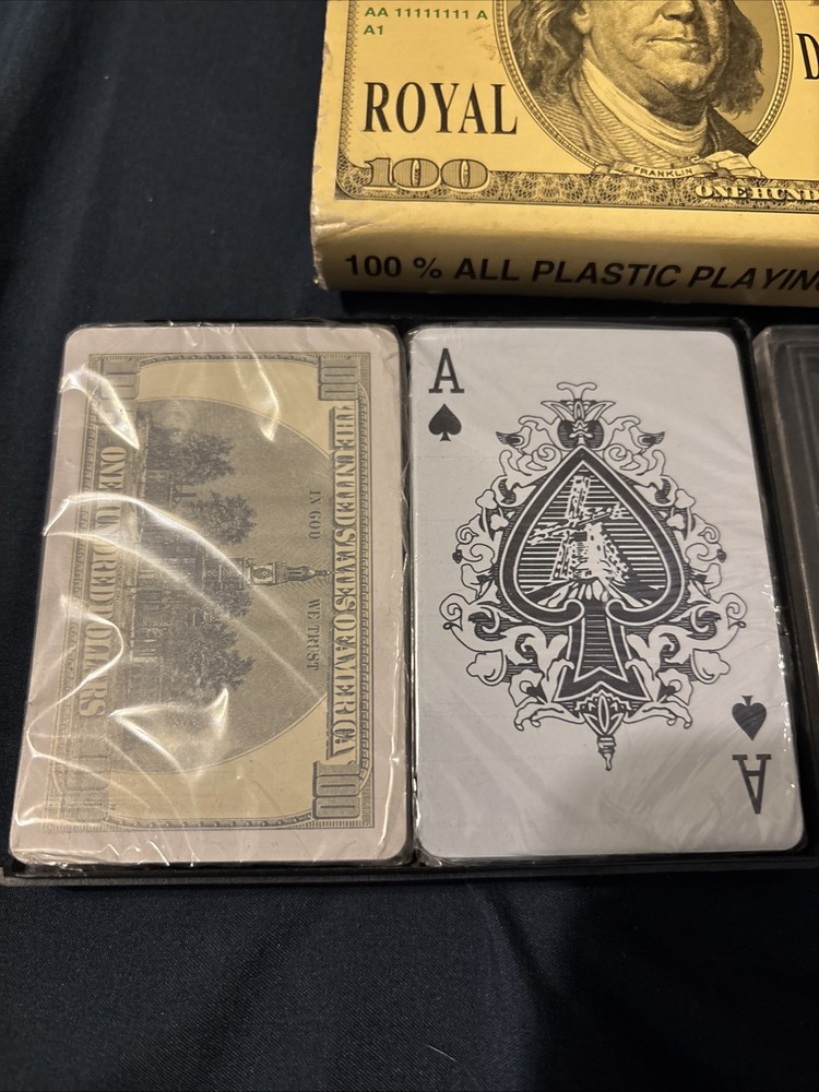 Two Total 100 Dollar Poker Decks
