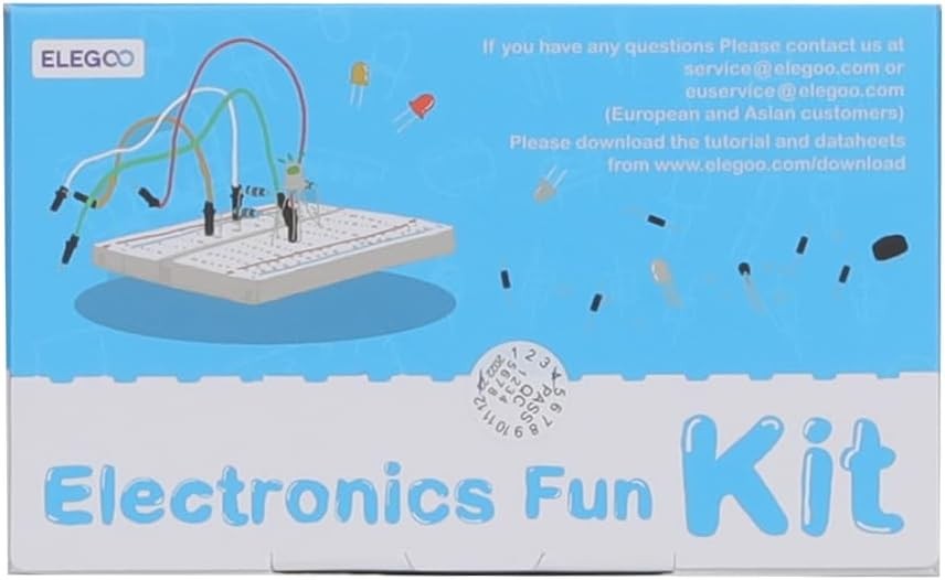 Electronics Fun Kit ELEGOO, 235 Items for Arduino