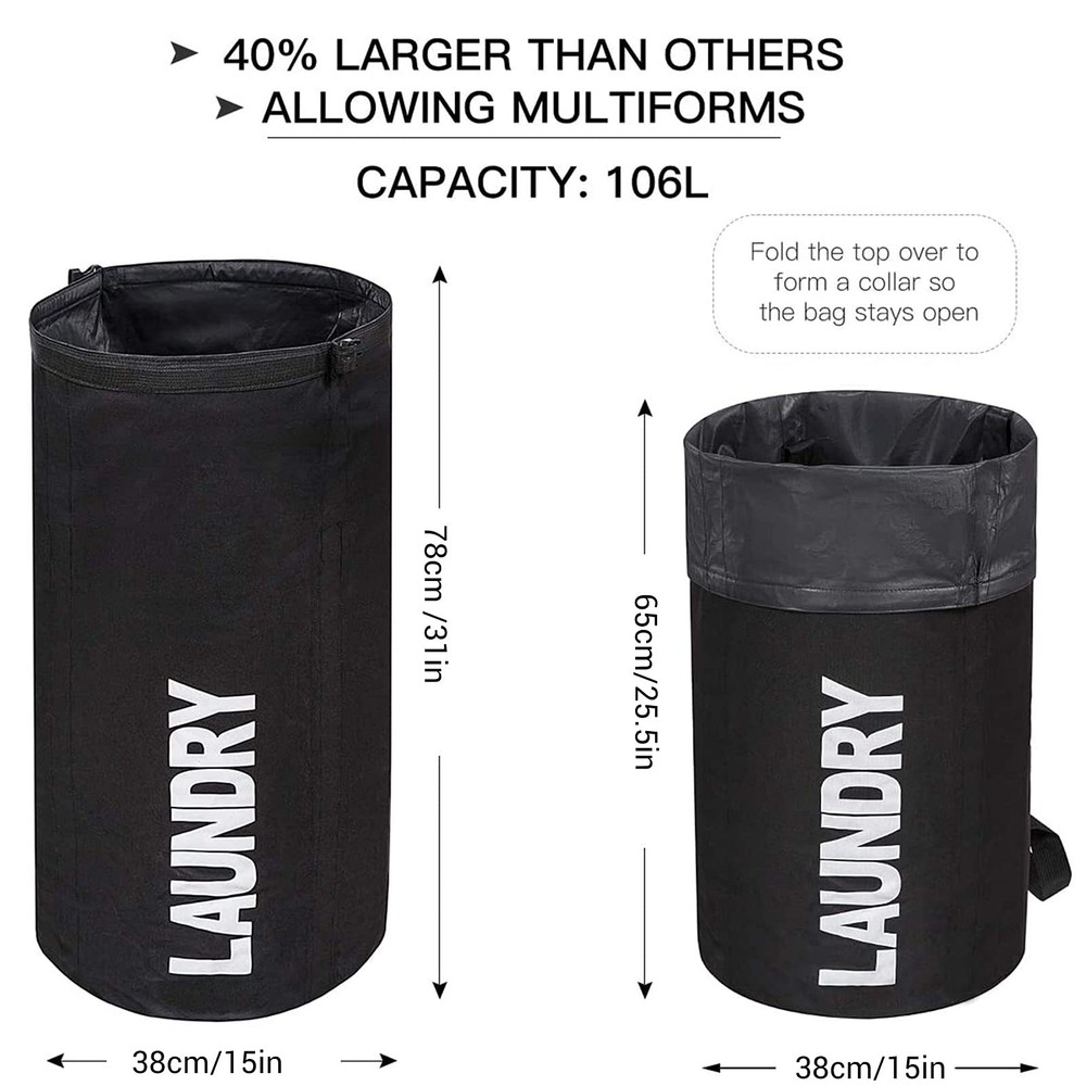 Extra Large Foldable Laundry Bag Durable Laundry Basket Collapsible Laundry Hamp