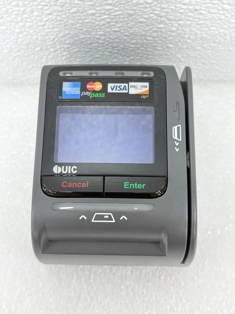 PRE OWNED | UIC BEZEL8 Contactless Smart Card POS Reader Terminal Only - Black