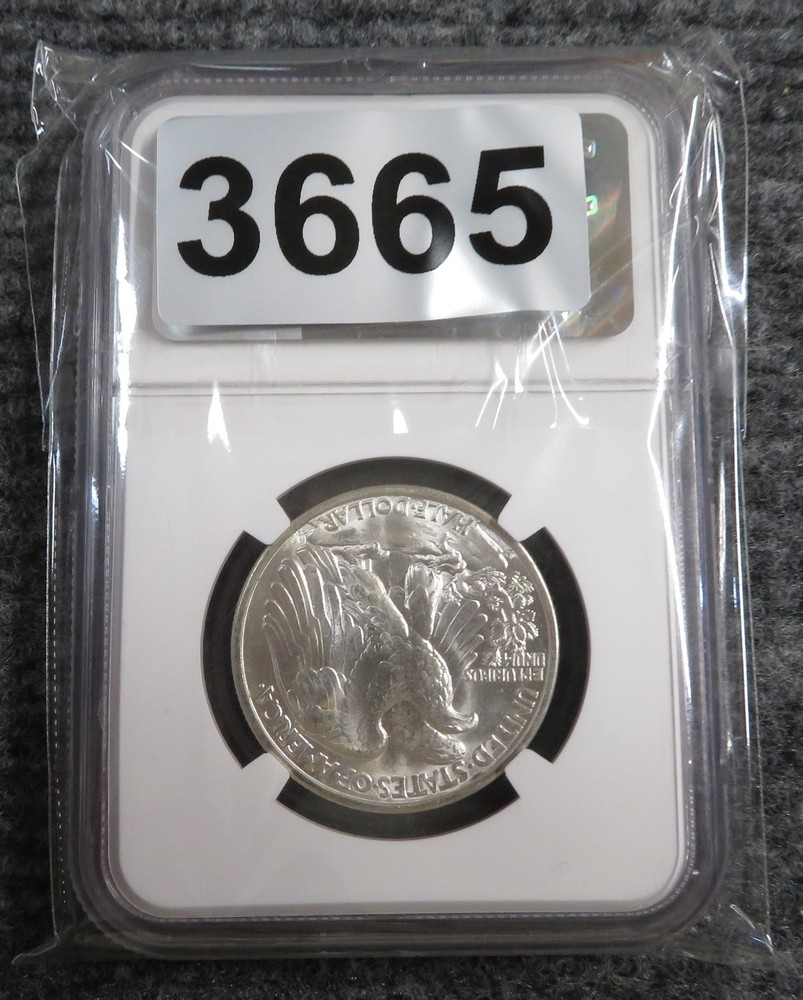1936 D Walking Liberty Half Dollar - NGC MS63