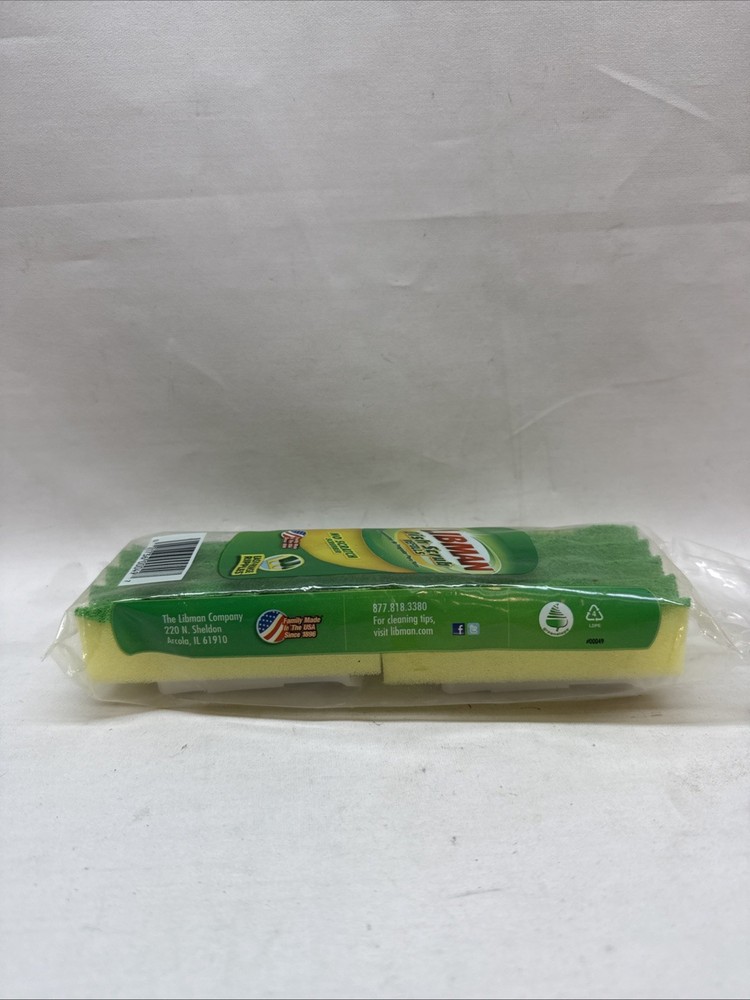 Libman Dish Scrub Refills 2 Pack No Scratch Scrubber #00049