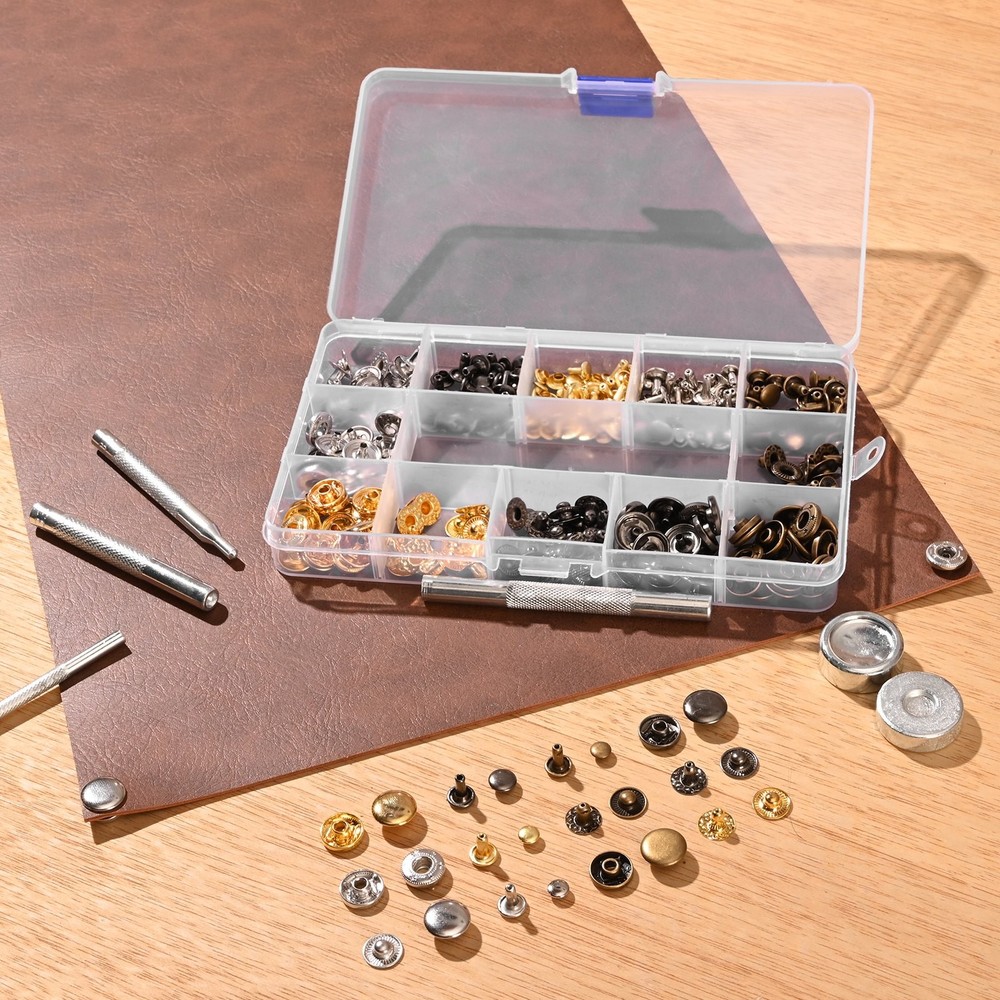 VEVOR Leather Working Tools Kit,61 PCS Leather Craft Tools with Portable Canvas