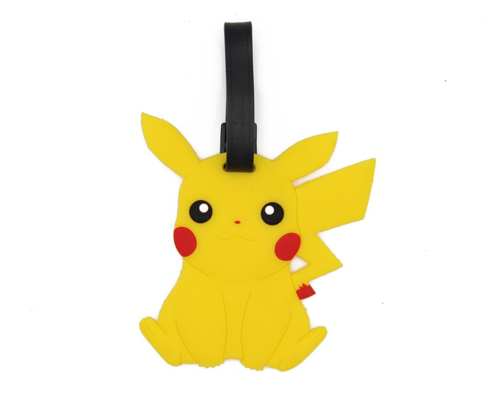 Pokemon Pikachu  Luggage Tag Suitcase ID Tag with Adjustable Strap