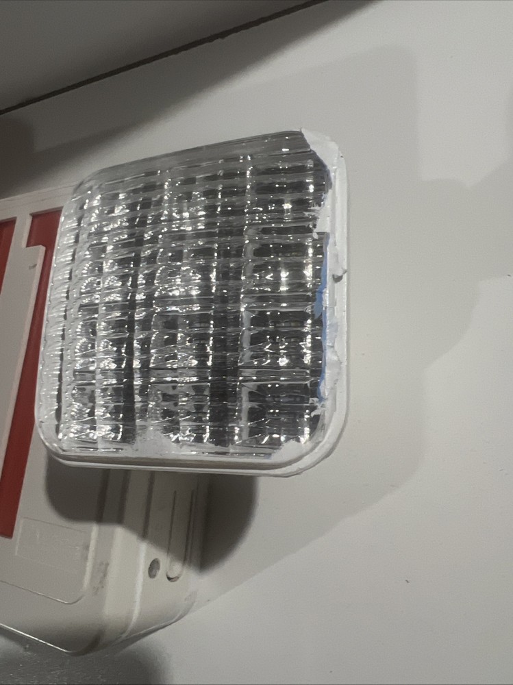 Lithonia Lighting Thermoplastic LED Emergency Exit Sign Ecrg