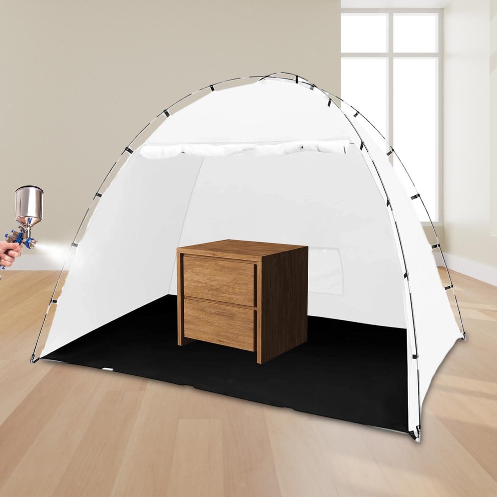 Painting Tent Spray Booth Professional Portable Dust Blocking Efficient Mesh