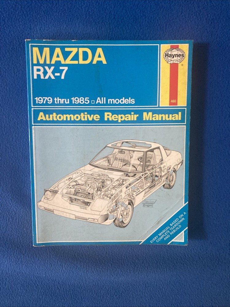 Haynes Mazda RX 7 Shop Manual & Dellorto Conversion Instructions