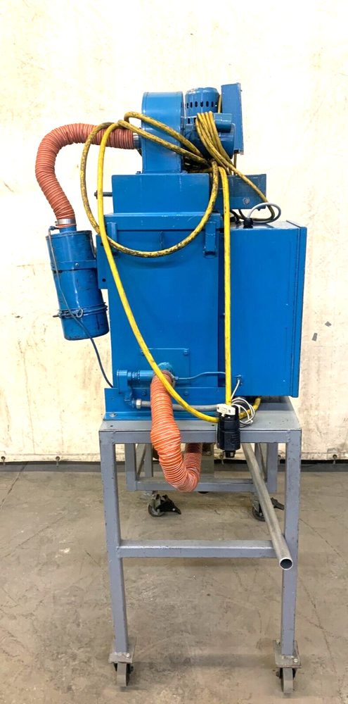 NOVATEC HOPPER W/ ROLLING STAND & DESICCANT DRYER W/ DISPLAY CONTROL PANEL