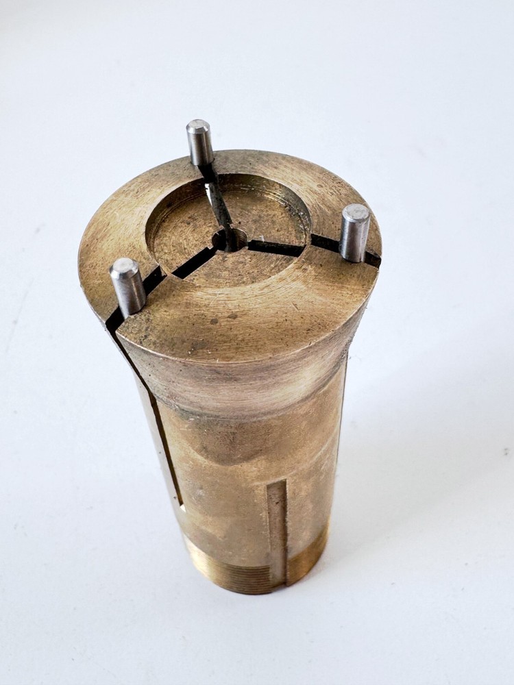MSC Brass Emergency 5C Round Collet Internal/External Threads .787" Counter Bore