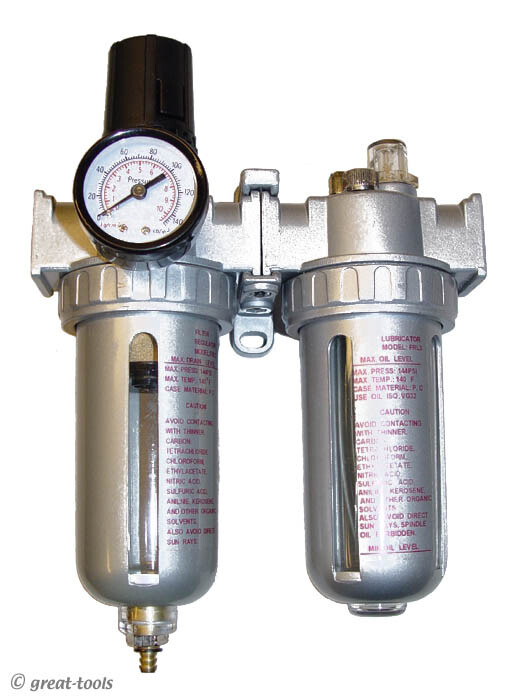 AIR TOOL OILER – FRL UNIT – filter regulator lubricator pneumatic tool tools