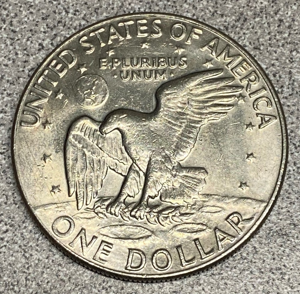 1974-D Eisenhower Dollar - lightly circulated condition