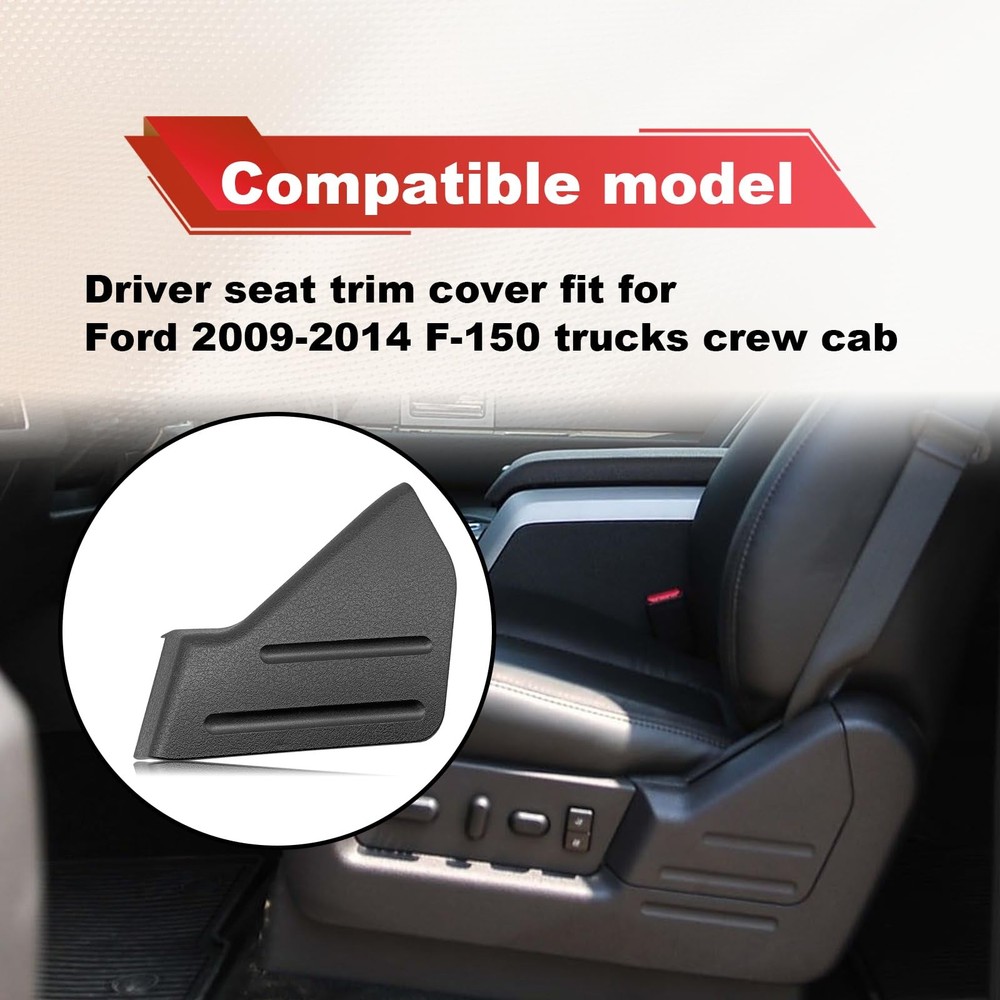 Pleoos Left Front Driver Seat Trim Cover Panel Compatible with 2009-2014...