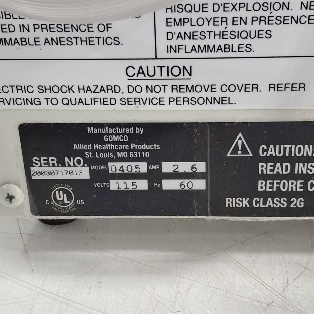 Gomco 405 Suction Pump