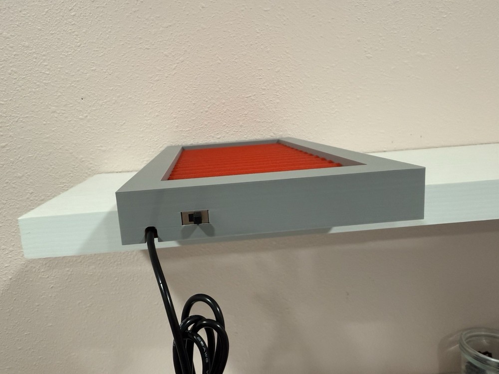 Star Trek Inspired Lit Red Alert Panel 11" Tall.