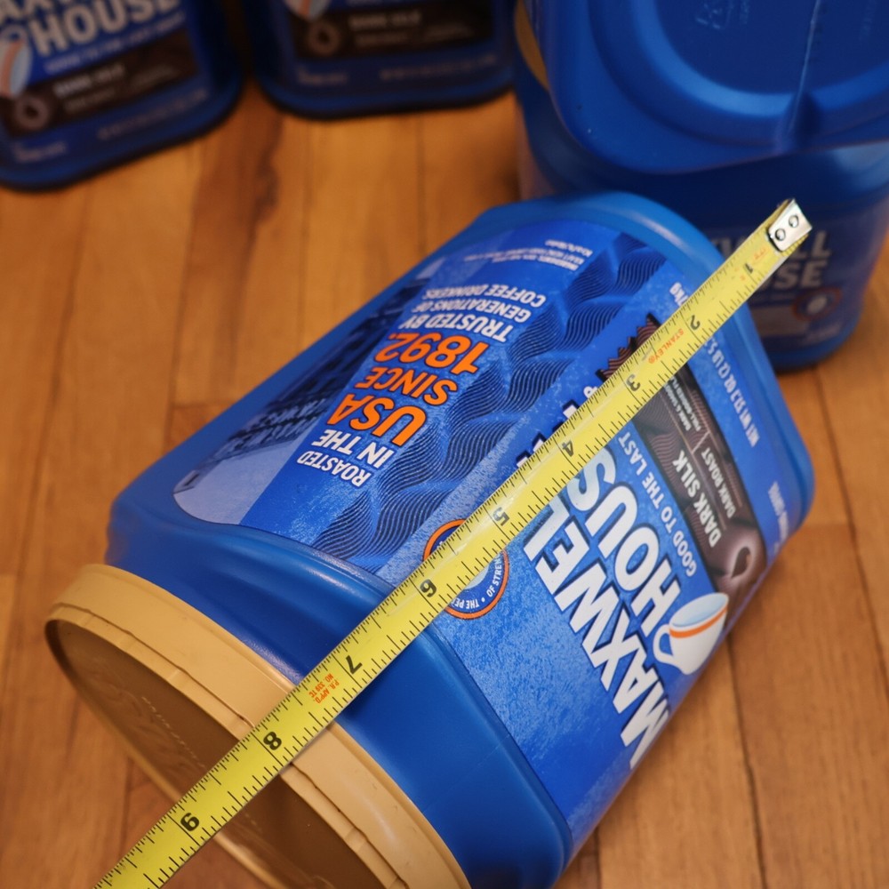 EMPTY Coffee Cans Containers Home Storage Craft Projects Maxwell House (9)