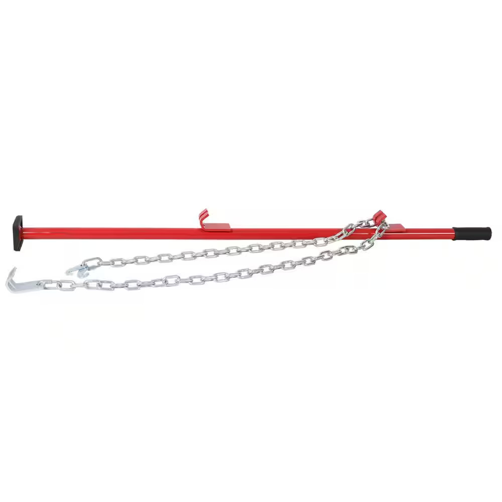Red 52 In. L Heavy Duty Steel Universal Pulling Stick Tool