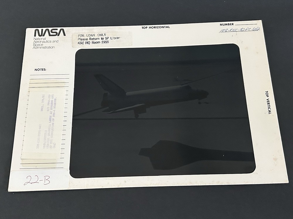 1982 NASA KSC Shuttle Columbia STS-4 Landing Presentation Transparency-642