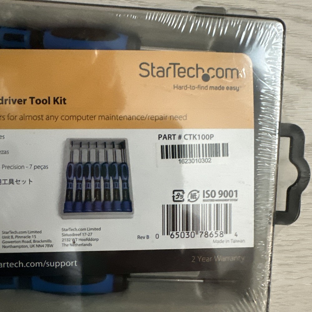 StarTech.com CTK100P 7 Piece Precision Screwdriver Computer Tool Kit