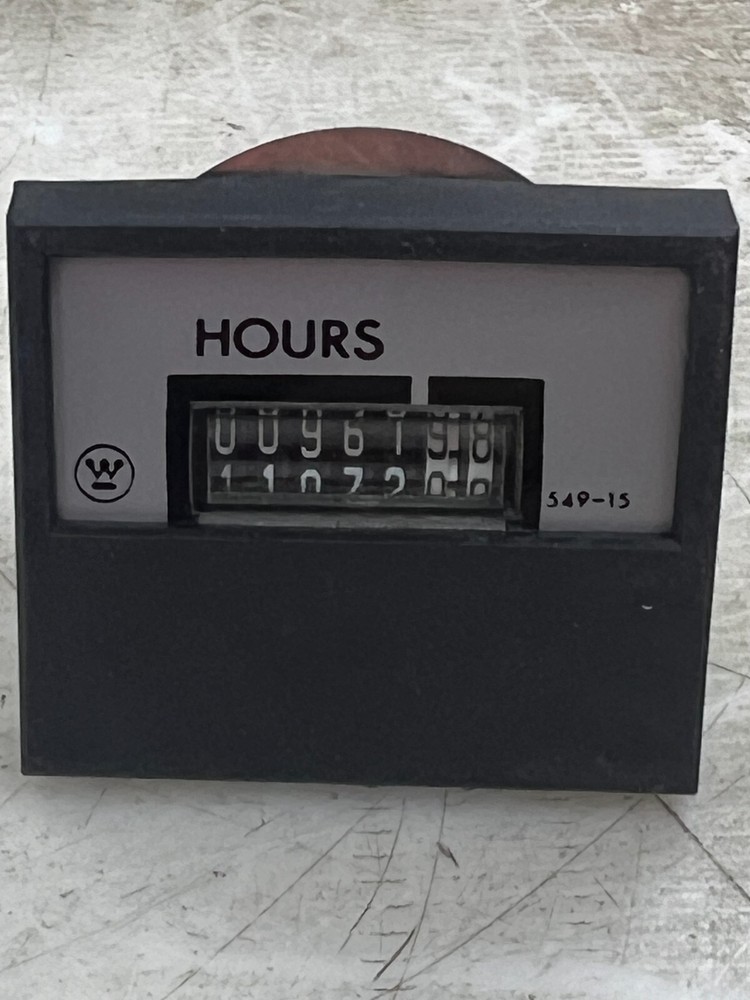 👀 CROMPTON / WESTINGHOUSE 549-15 PANEL MOUNT ELAPSED TIME METER