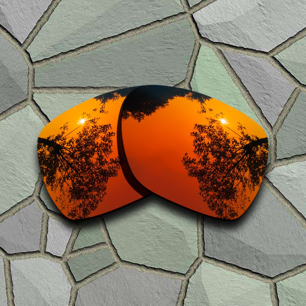 US Red Orange Polarized&Anti-Scratch Lenses Replacement for-Oakley Deviation