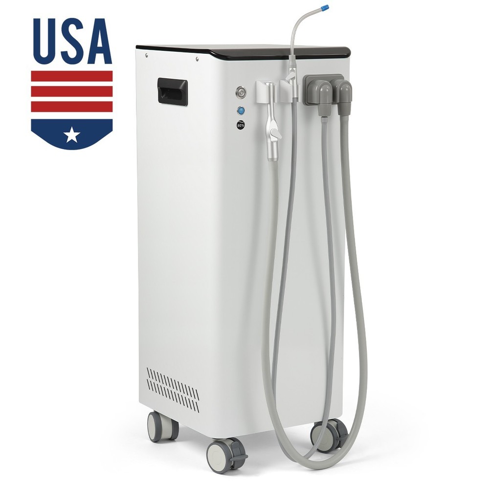 Portable Dental Unit with Air Compressor Scaler Curing Light/Suction Unit System