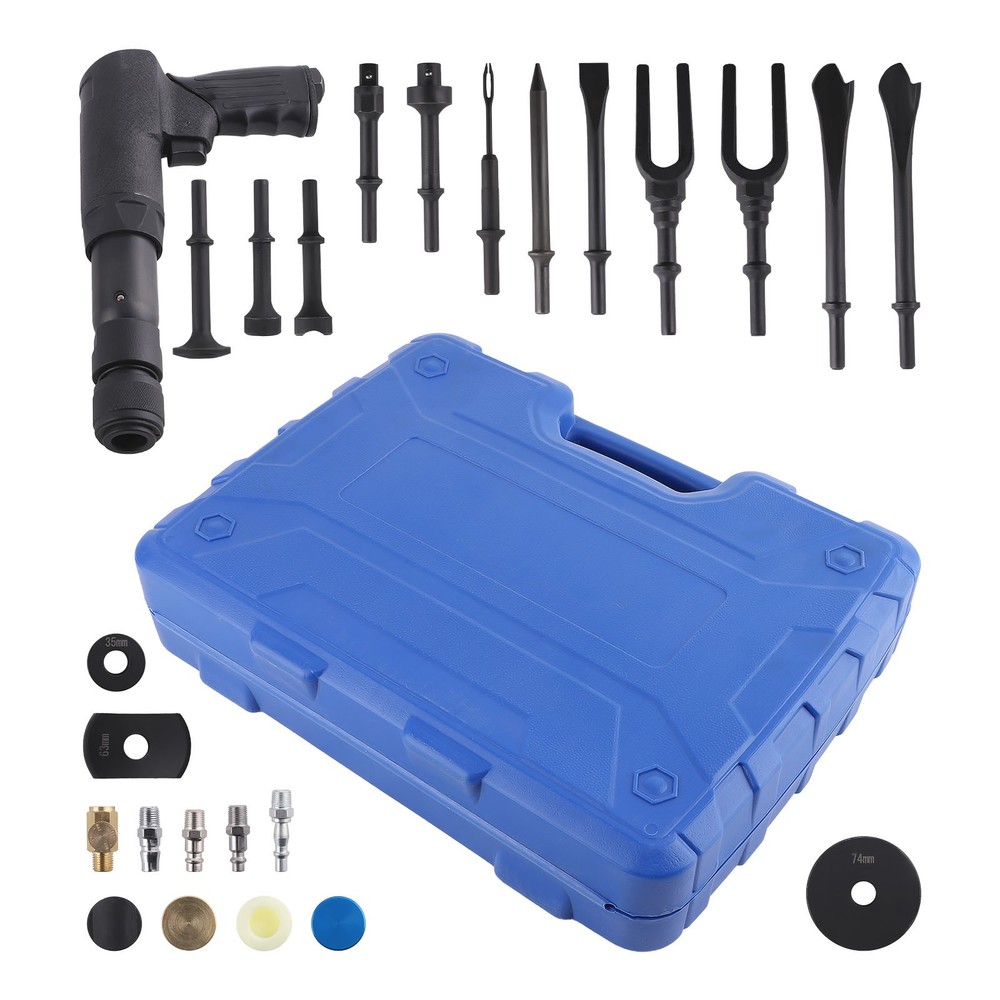Air Hammer Kit Multi-functional Pneumatic Hammer Chisel Tool Plus Set New