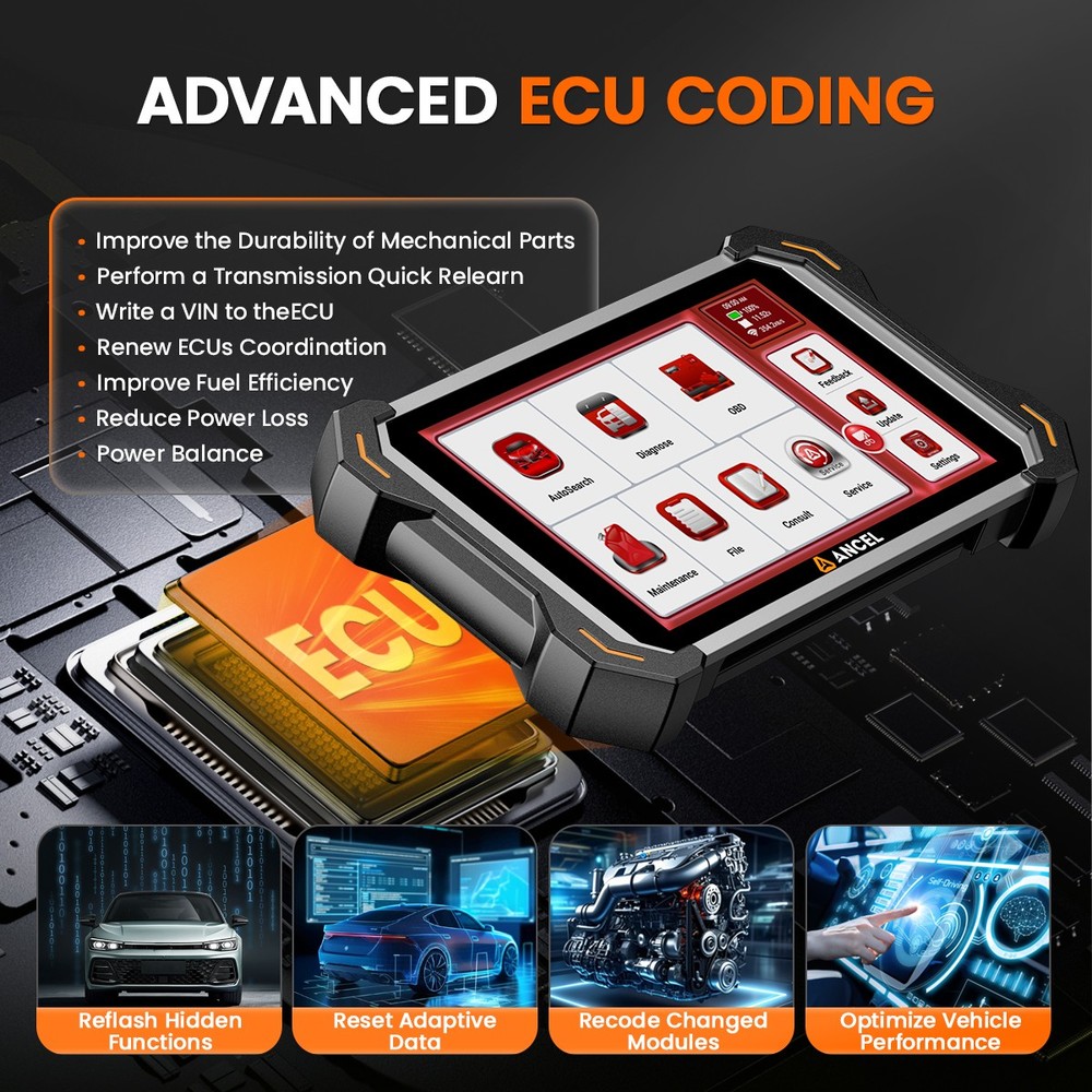 Bluetooth OBD2 Scanner Car Diagnostic Tool Key Programming ECU Coding For NISSAN