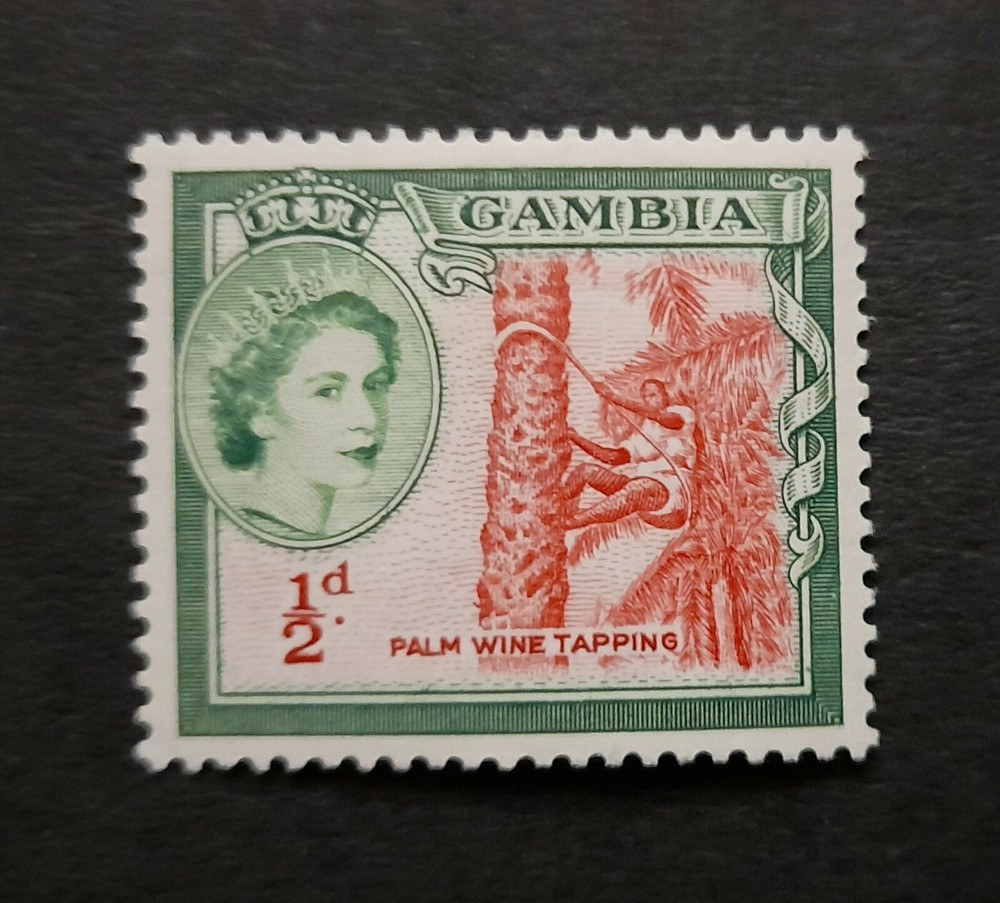 Gambia 1953 1/2d MH 