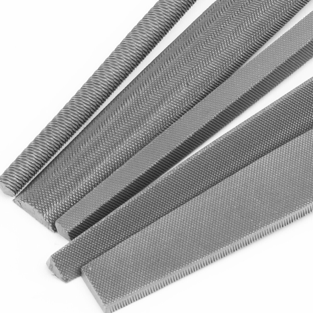 12" Long Tooth Pattern Double Cut Serration Pattern Bastard File Repair Tool Kit