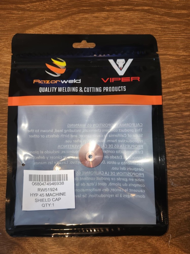 Razorweld X45, HYP45 Machine Shield Cap