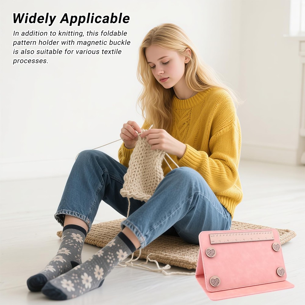 Pattern Holder, Knitting Chart Holder, Knitting Pattern Holder Foldable Knitt...