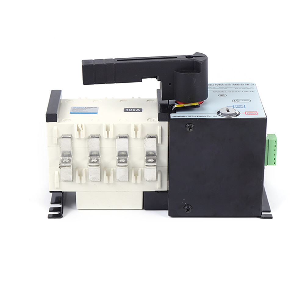 Dual Power Transfer Switch Mini 100A 4P Transfer Switch Generator Changeover