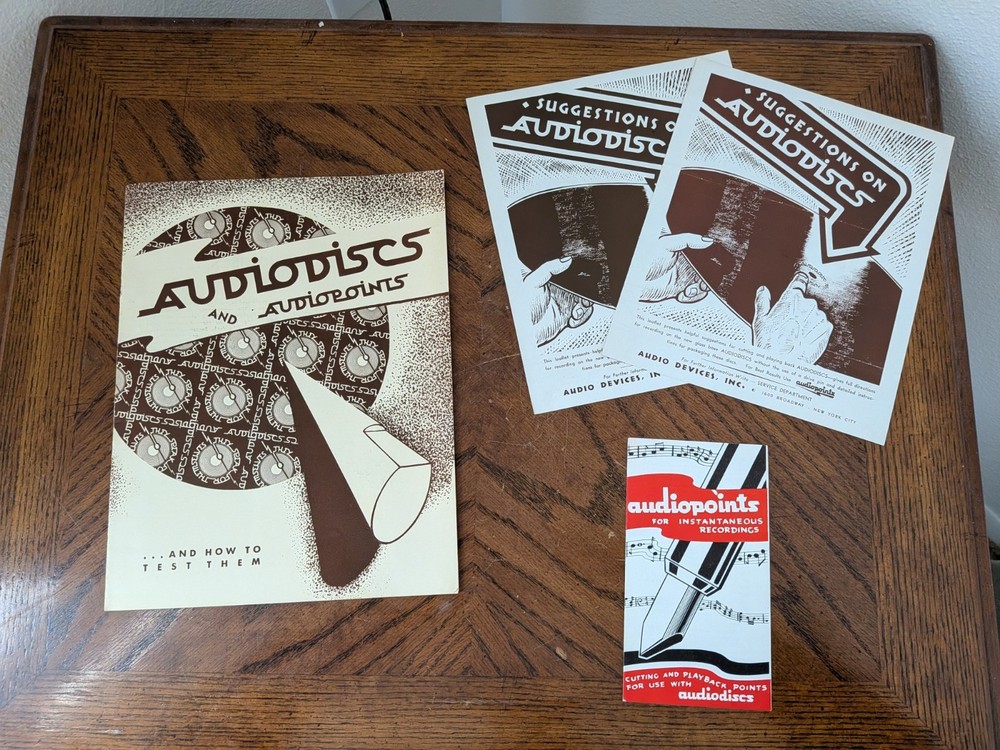 Audio Devices Audiodiscs & Audiopoints Brochures