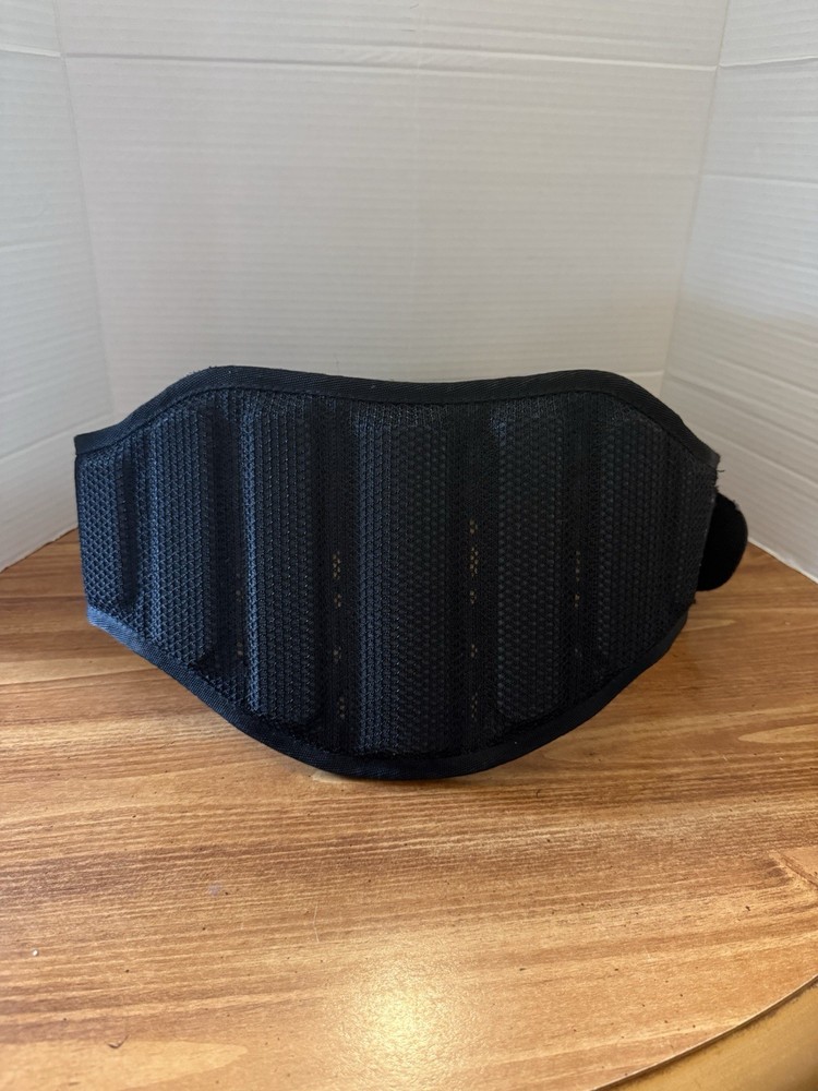 Nike Structured Weight Lifting Training Belt 2.0, Black/Volt Size Large