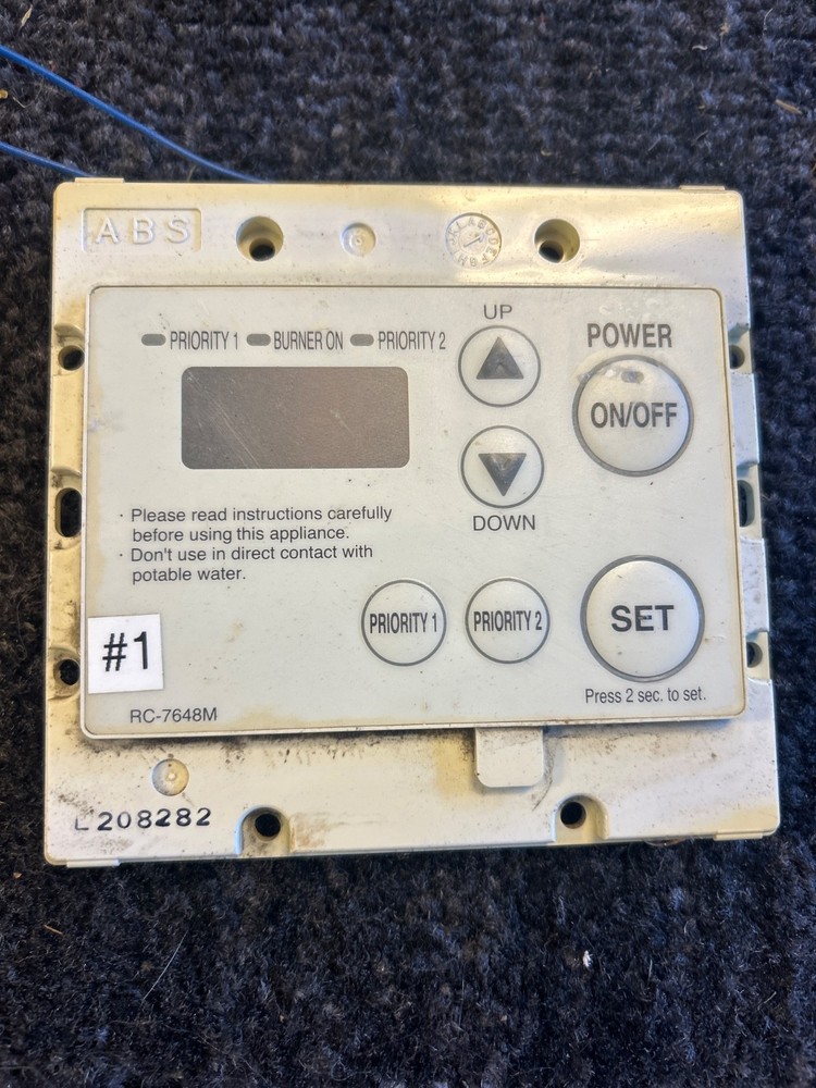 noritz nr98 control panel RC-7649M