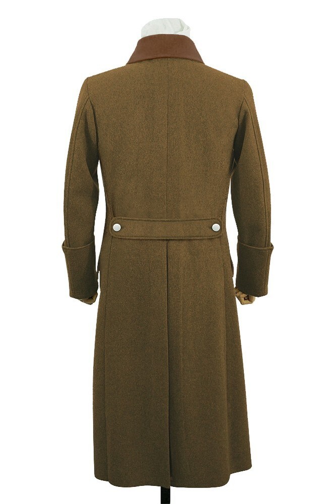 WW2 German Elite Officer Brown Wool Greatcoat
