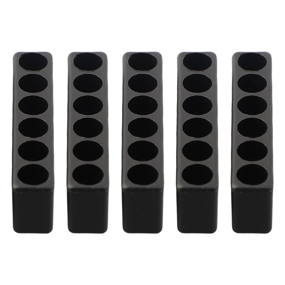 Versatile Screwdriver Bit Organizer with 6 Holes Suitable for 5 Hex Shank Bits