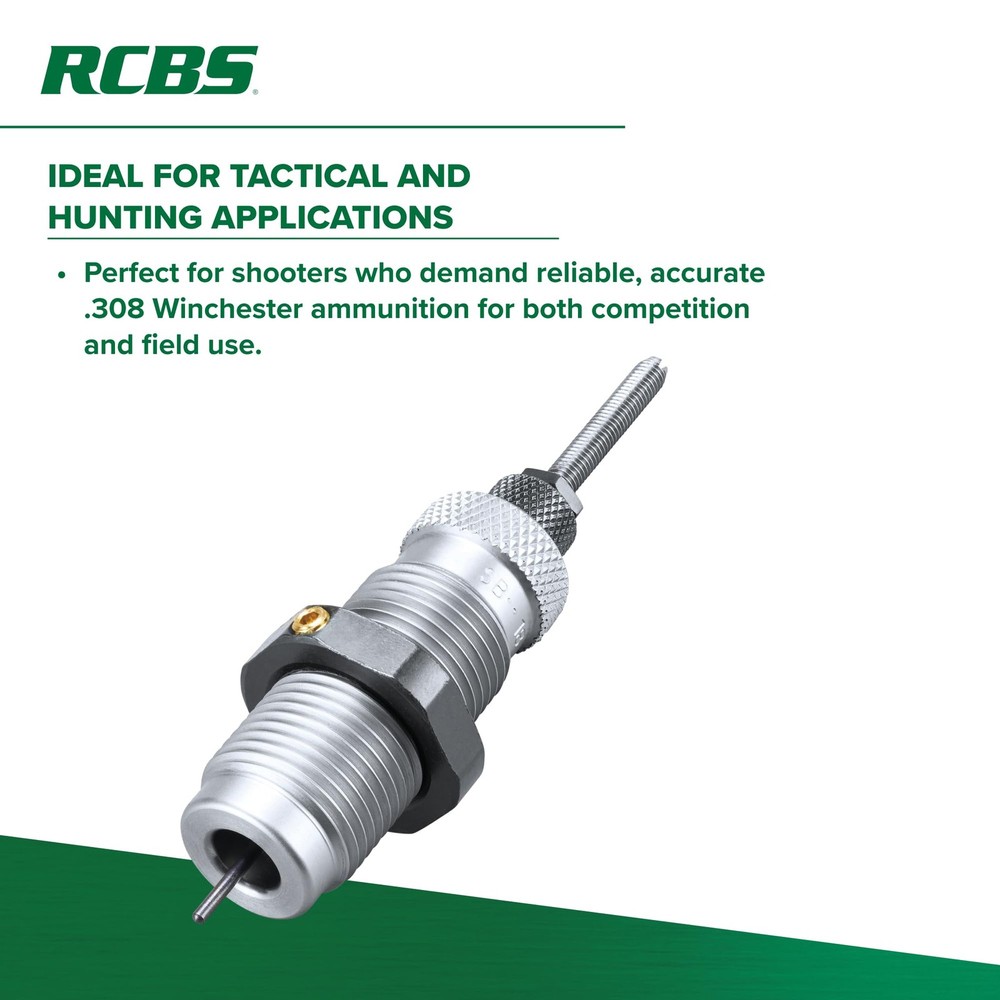 RCBS Small Base .308 Win Reloading Die Set for Semi-Automatic Rifles