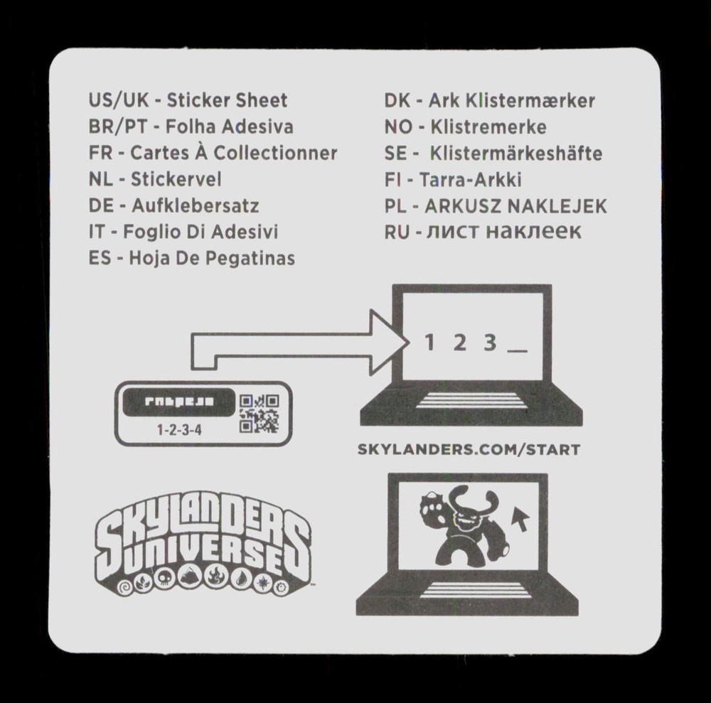 Eye-Brawl Skylanders Giants 2012 Activision Sticker