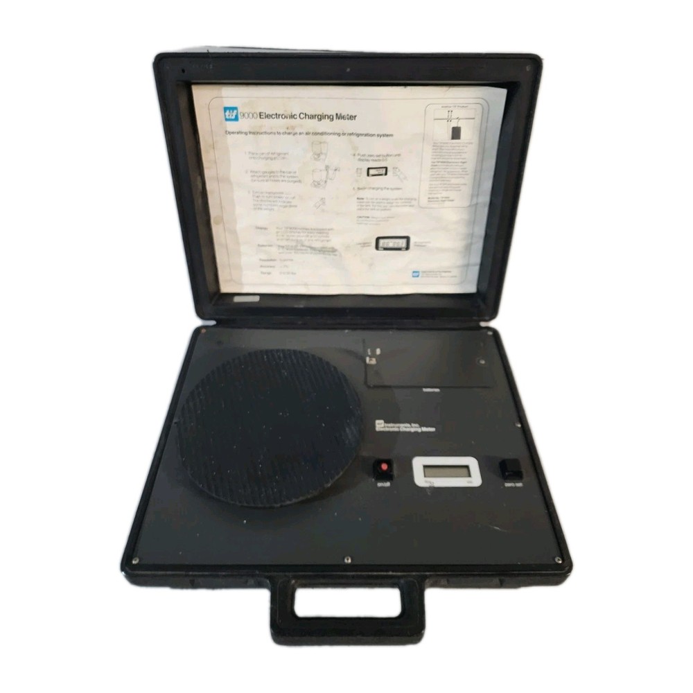 TIF Instruments Tif9000 Electronic Refrigerant Charging Meter Scale Unit