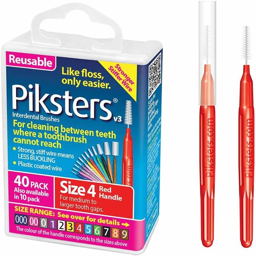 ,Size 4, Interdental Tooth Brush for Medium