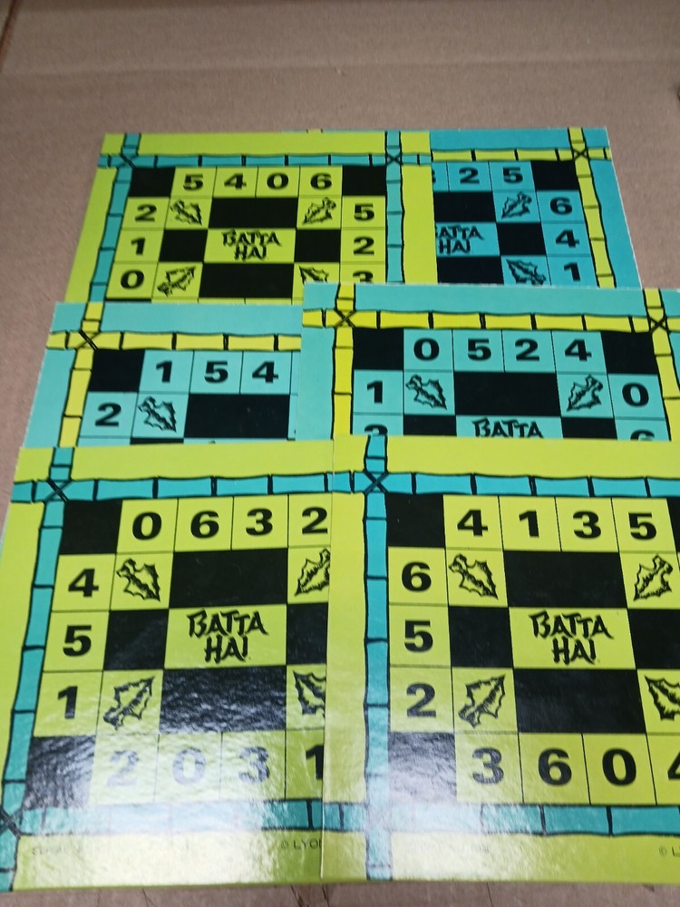 BATTA HAI Board GAME CADACO 1965 Complete, Free Shipping