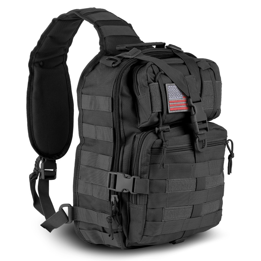 Tactical Sling Bag Pack Range Bag Military Rover Assault Shoulder Backpack Molle